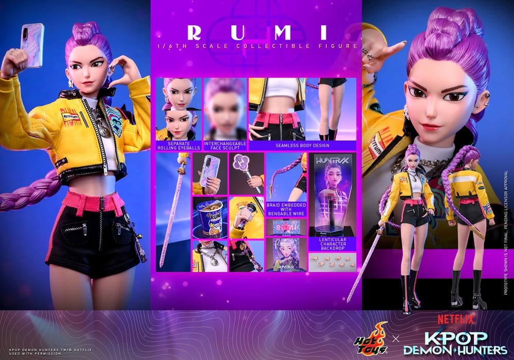 KPop Demon Hunters figurine 1/6 Rumi 28 cm - Toys Legacy Collection
