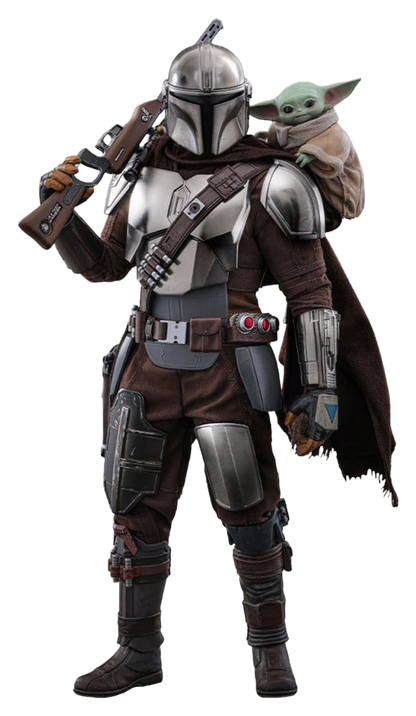 Star Wars: The Mandalorian & Grogu Movie Masterpiece figurine 1/6 The Mandalorian and Grogu 31 cm - Toys Legacy Collection
