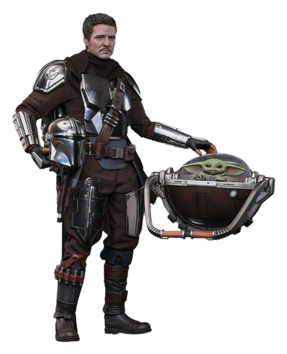 Star Wars: The Mandalorian & Grogu Movie Masterpiece figurine 1/6 The Mandalorian and Grogu (Deluxe Version) 31 cm - Toys Legacy Collection