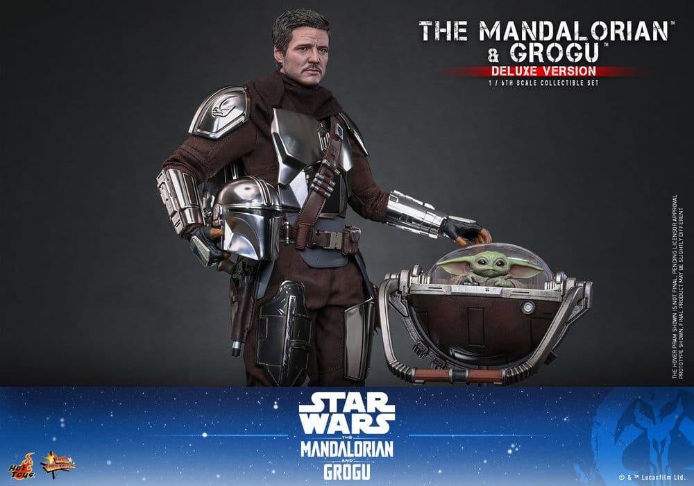 Star Wars: The Mandalorian & Grogu Movie Masterpiece figurine 1/6 The Mandalorian and Grogu (Deluxe Version) 31 cm - Toys Legacy Collection