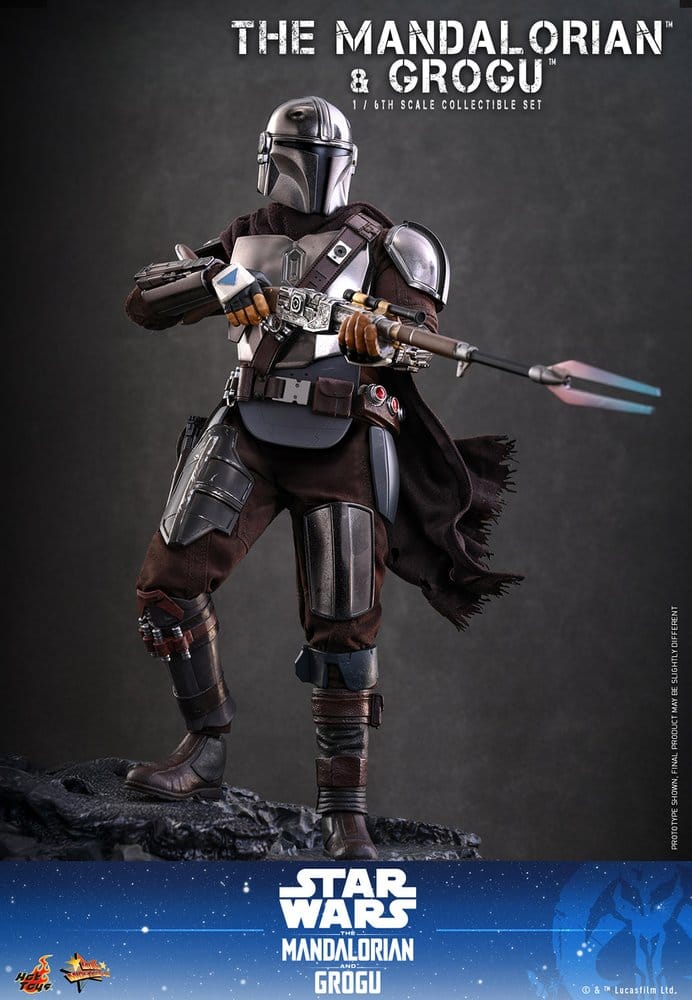 Star Wars: The Mandalorian & Grogu Movie Masterpiece figurine 1/6 The Mandalorian and Grogu 31 cm - Toys Legacy Collection