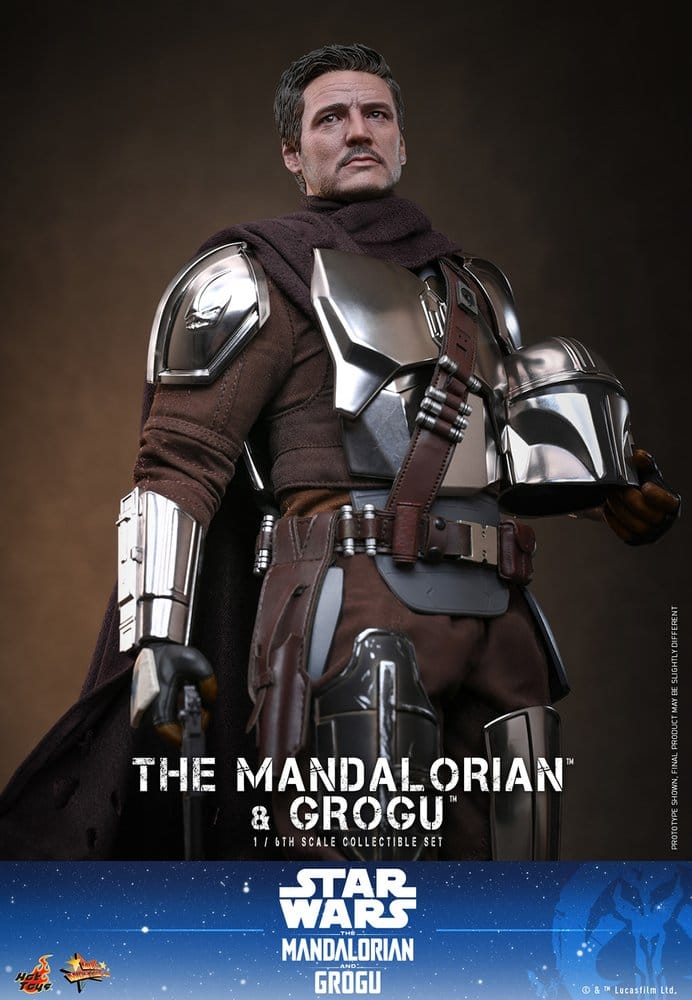 Star Wars: The Mandalorian & Grogu Movie Masterpiece figurine 1/6 The Mandalorian and Grogu 31 cm - Toys Legacy Collection