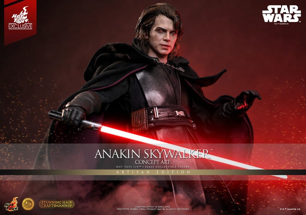 Star Wars Épisode III – Anakin Skywalker Concept Art Version – Artisan Edition – 31 cm