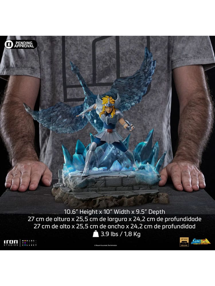 Saint Seiya statuette Deluxe BDS Art Scale 1/10 Cygnus Hyoga 27 cm - Toys Legacy Collection