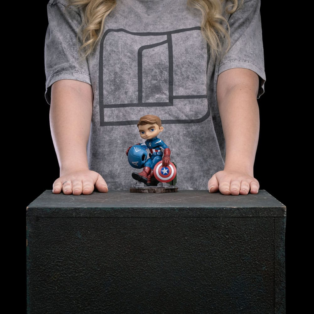 Avengers Infinity Saga figurine Mini Co. PVC Captain America 14 cm