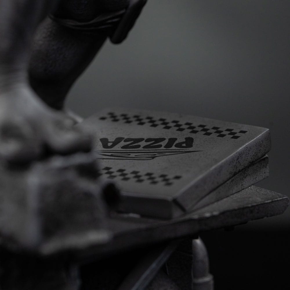 Tortues Ninja statuette 1/10 Art Scale Michelangelo Black and White Variant 26 cm - Toys Legacy Collection