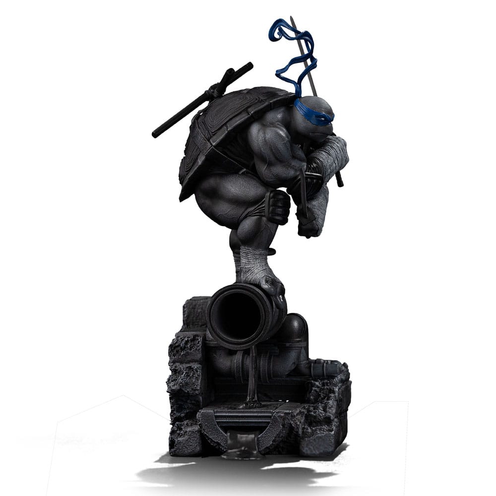 Tortues Ninja statuette 1/10 Art Scale Leonardo Black and White Variant 26 cm - Toys Legacy Collection