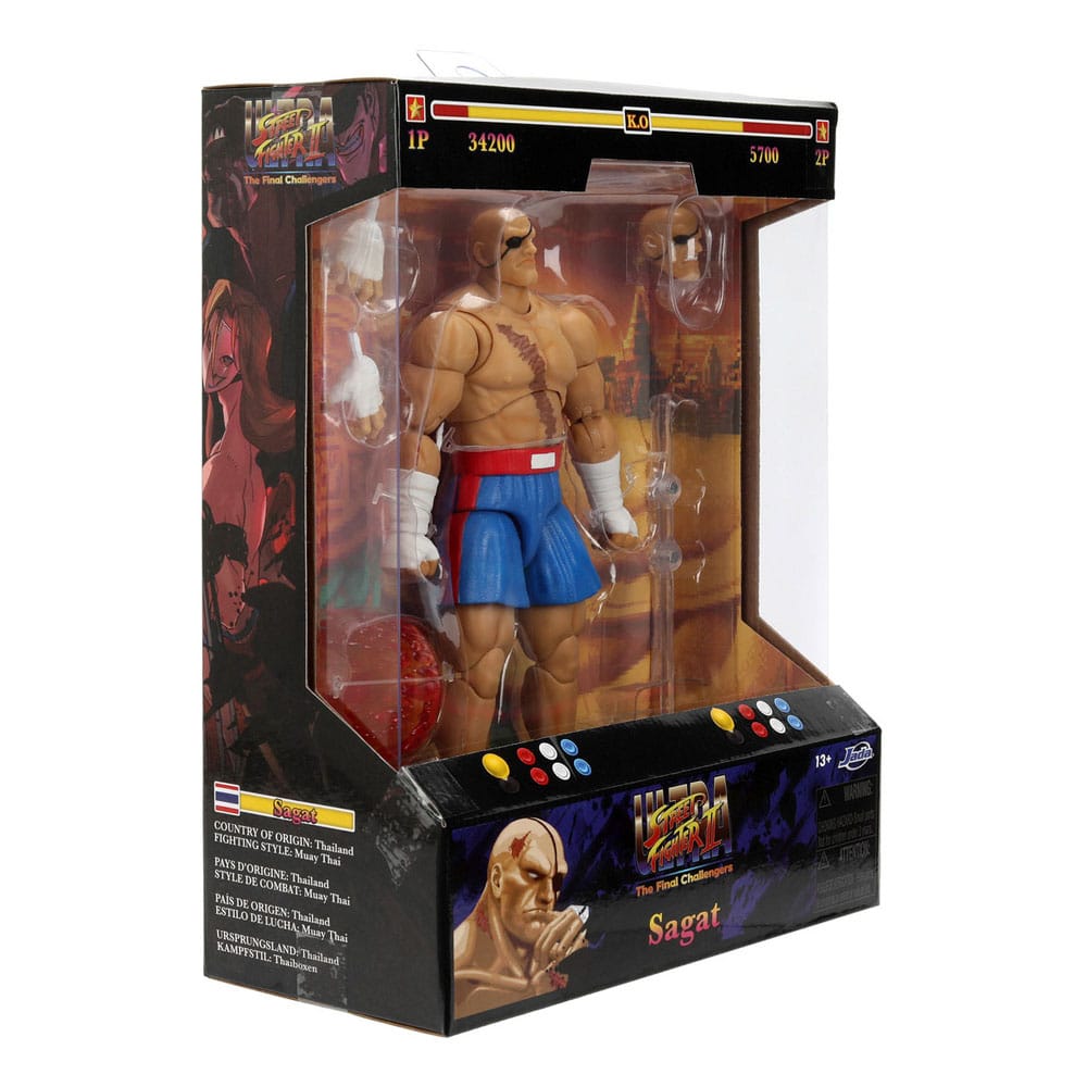 Ultra Street Fighter II: The Final Challengers figurine 1/12 Sagat 19 cm - Toys Legacy Collection