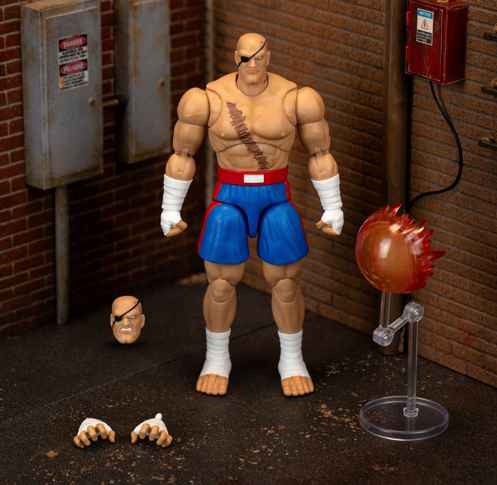 Ultra Street Fighter II: The Final Challengers figurine 1/12 Sagat 19 cm - Toys Legacy Collection