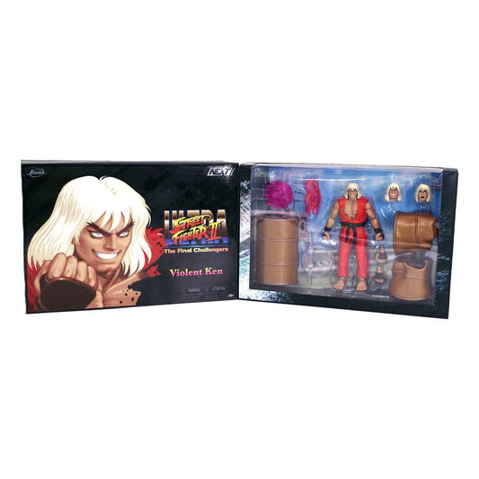 Ultra Street Fighter II: The Final Challengers figurine 1/12 Violent Ken Next Level SDCC 2024 Exclusive 15 cm