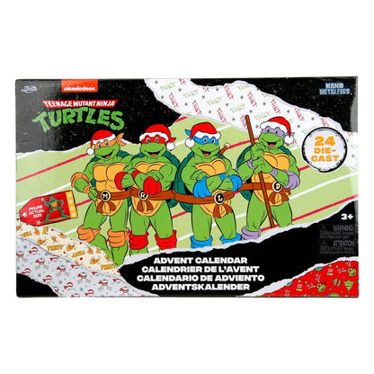 Tortues Ninja calendrier de l'avent figurines Diecast Nano Metalfigs Holiday 2024 - Toys Legacy Collection