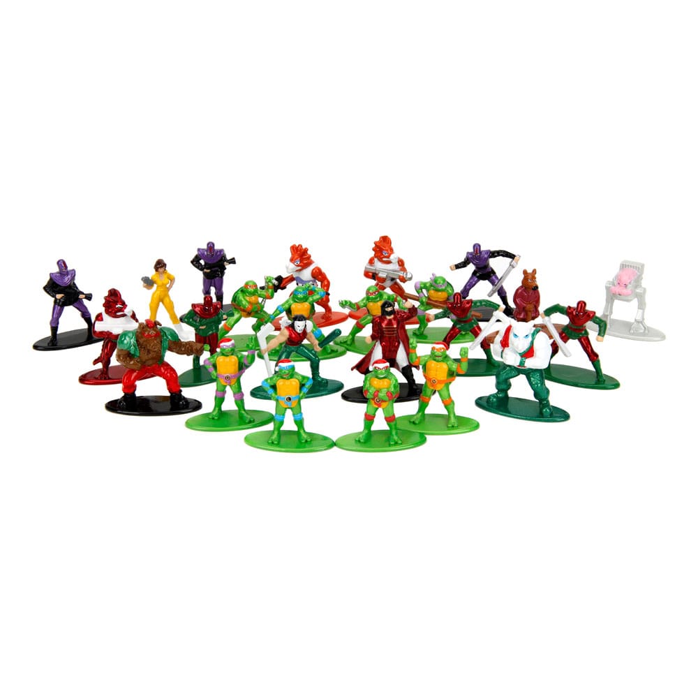 Tortues Ninja calendrier de l'avent figurines Diecast Nano Metalfigs Holiday 2024 - Toys Legacy Collection