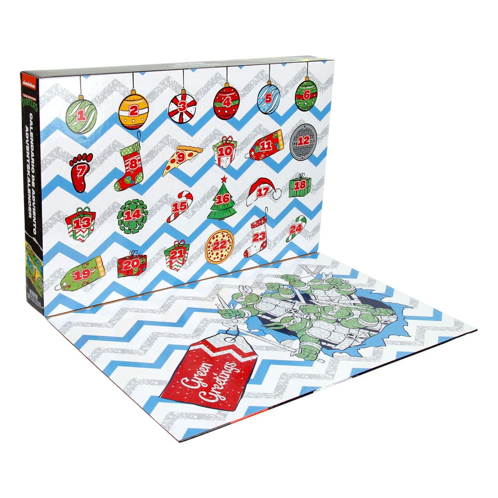 Tortues Ninja calendrier de l'avent figurines Diecast Nano Metalfigs Holiday 2024 - Toys Legacy Collection