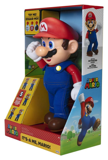 World of Nintendo figurine parlante It's-A Me! Mario 36 cm