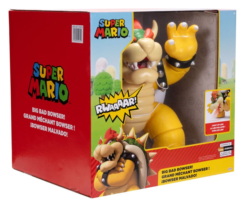 Super Mario figurine Big Bad Bowser 30 cm - Toys Legacy Collection
