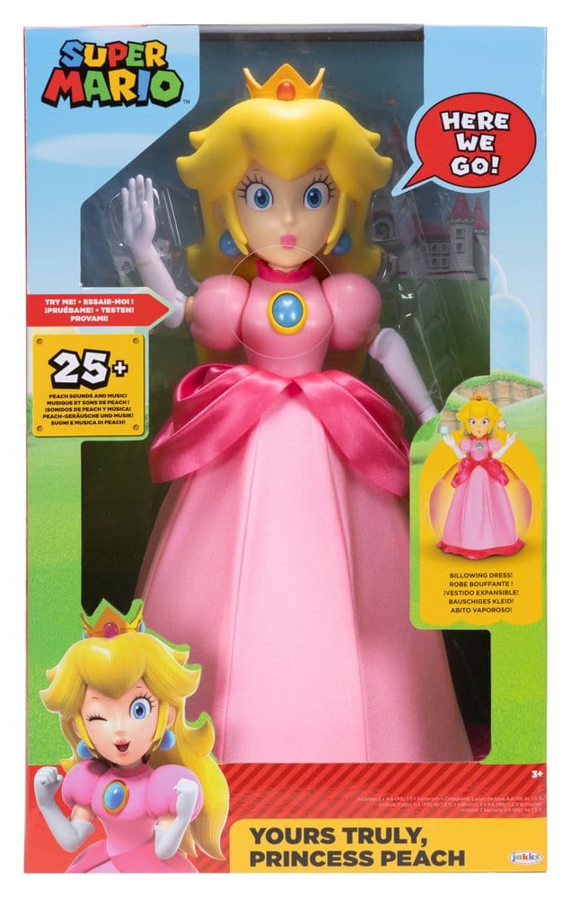 World of Nintendo figurine parlante Princess Peach Yours Truly 36 cm