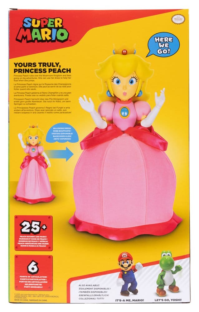 World of Nintendo figurine parlante Princess Peach Yours Truly 36 cm