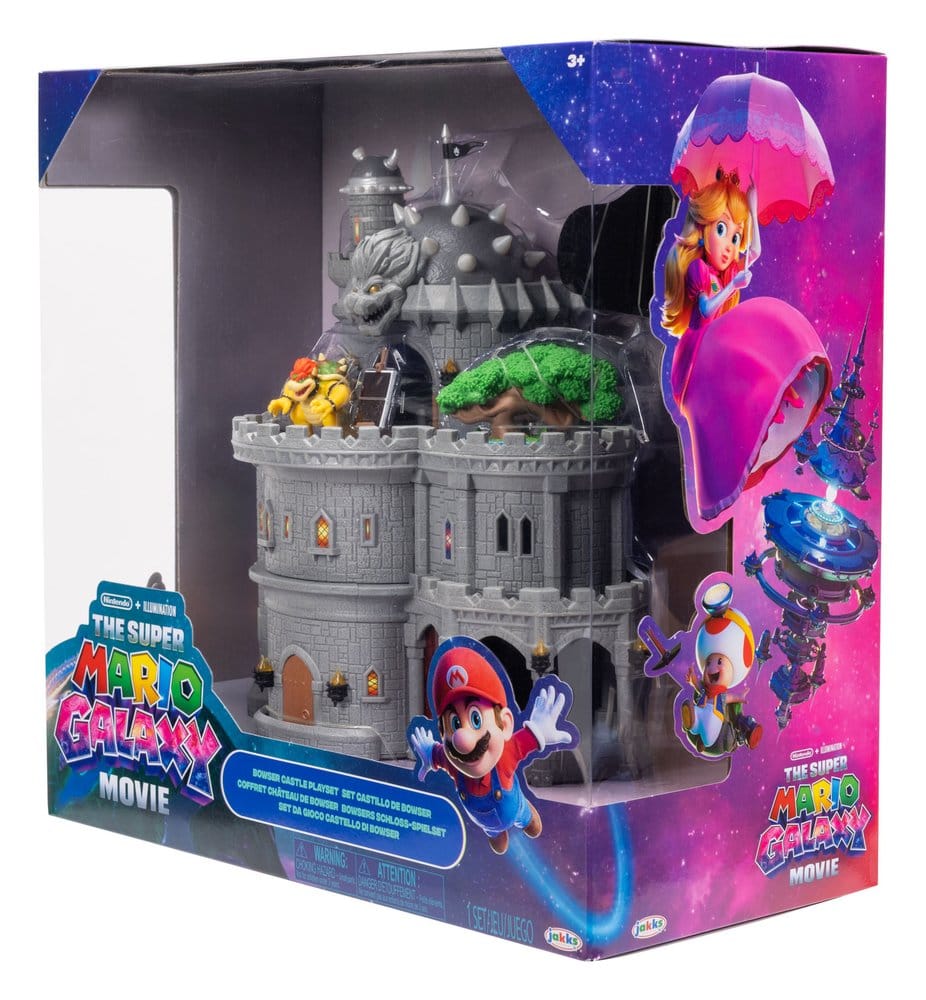 Super Mario Galaxy, le film Playset Deluxe avec 1 minifigurine Château de Bowser - Toys Legacy Collection