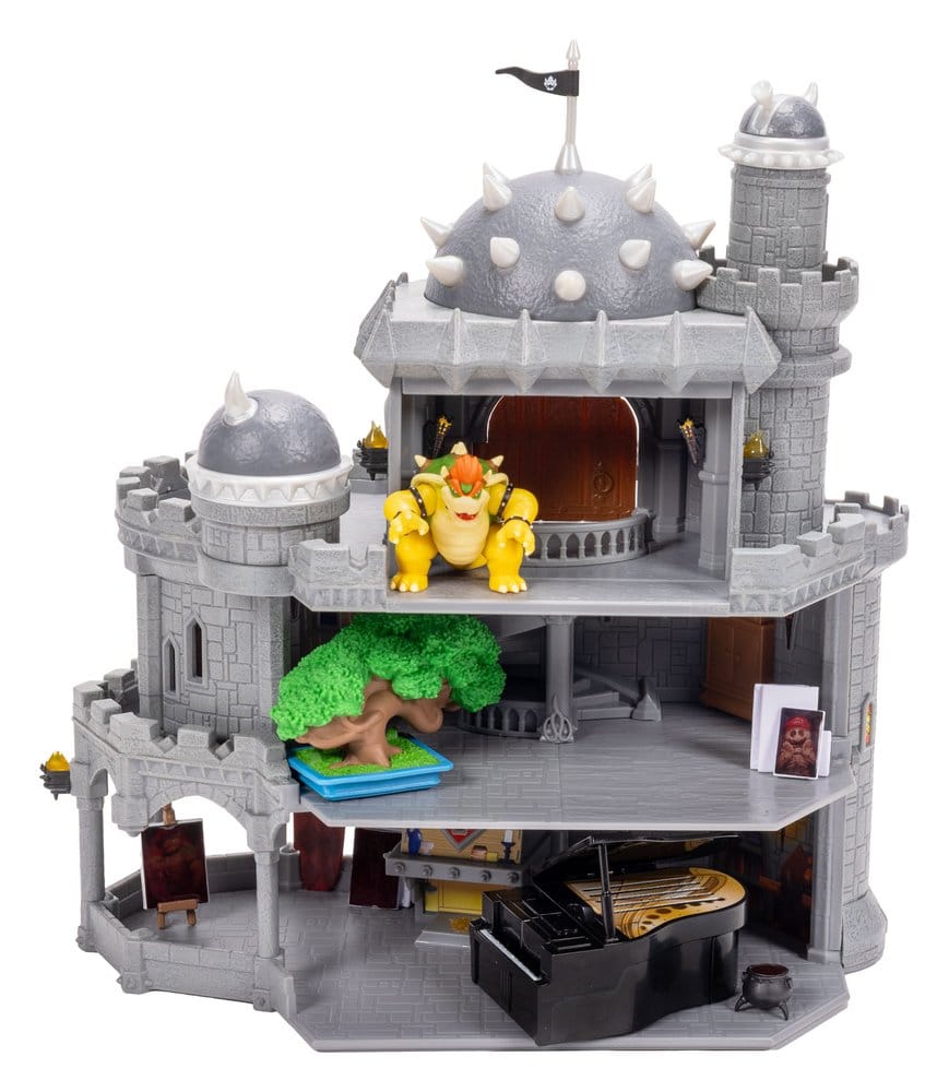 Super Mario Galaxy, le film Playset Deluxe avec 1 minifigurine Château de Bowser - Toys Legacy Collection