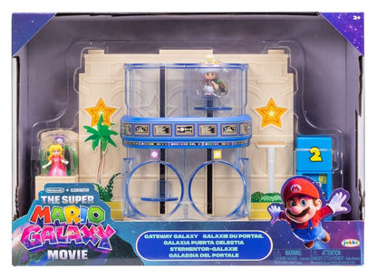 Super Mario Galaxy, le film diorama avec 2 minifigurines Galaxie du Portail - Toys Legacy Collection