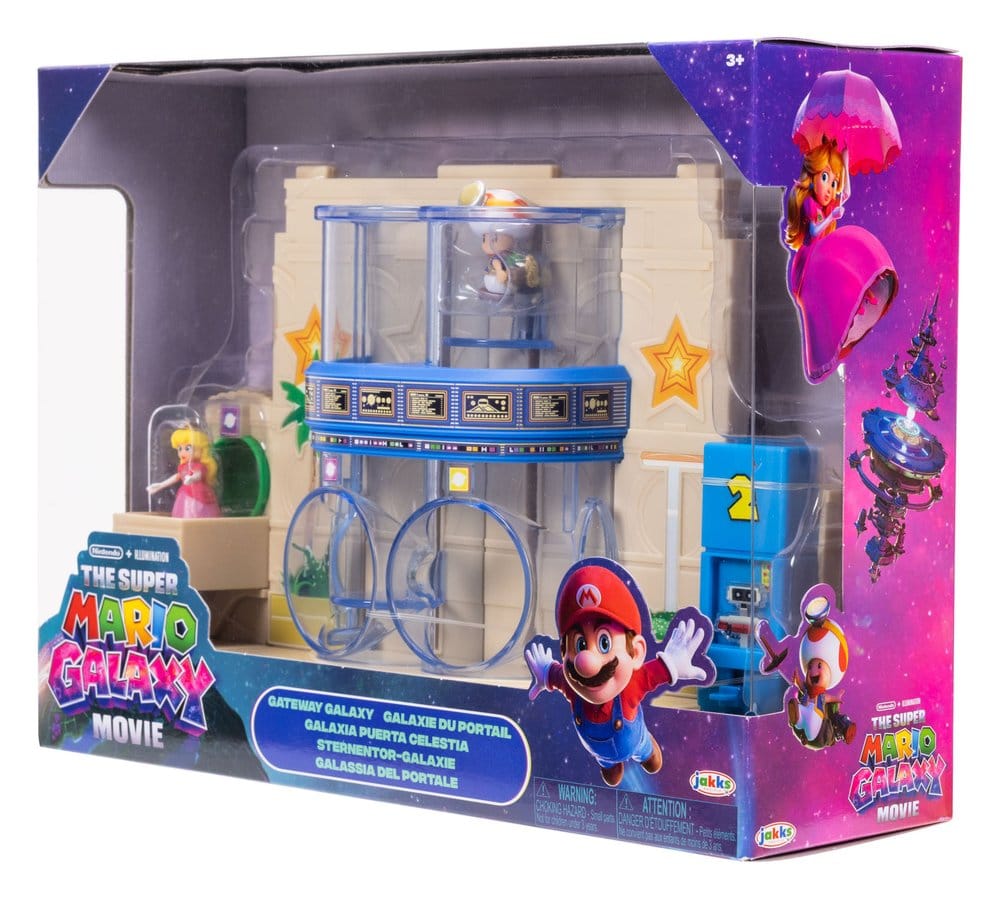 Super Mario Galaxy, le film diorama avec 2 minifigurines Galaxie du Portail - Toys Legacy Collection