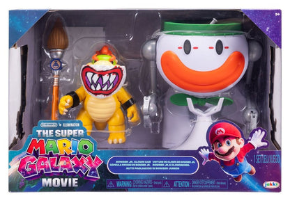 Super Mario Galaxy, le film figurine Bowser Jr. with Clown Car 13 cm - Toys Legacy Collection