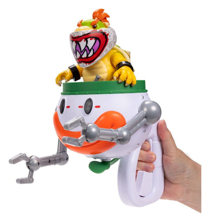 Super Mario Galaxy, le film figurine Bowser Jr. with Clown Car 13 cm - Toys Legacy Collection
