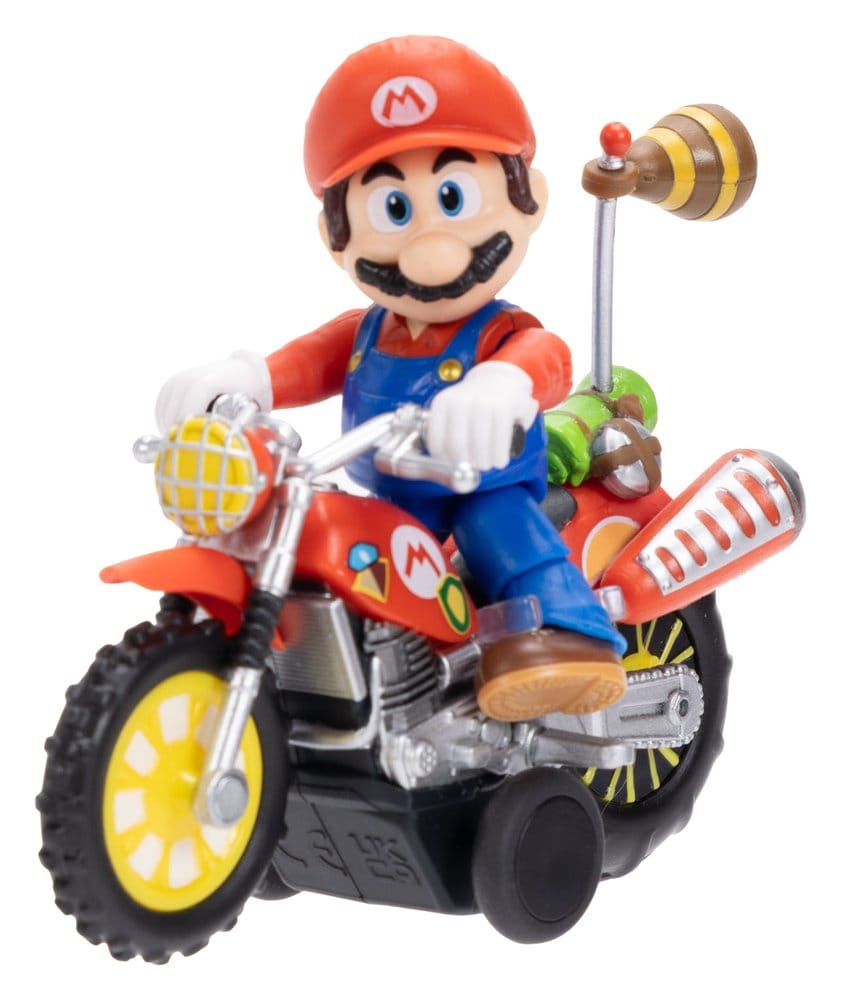 Super Mario Galaxy, le film figurine avec Moto à Rétrofriction Mario - Toys Legacy Collection