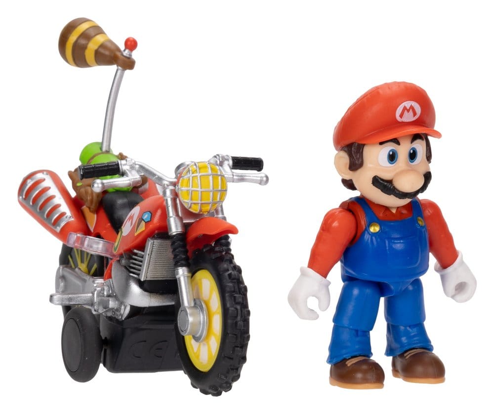 Super Mario Galaxy, le film figurine avec Moto à Rétrofriction Mario - Toys Legacy Collection