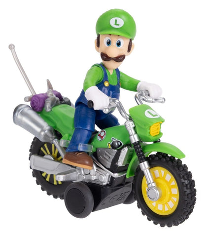Super Mario Galaxy, le film figurine avec Moto à Rétrofriction Luigi - Toys Legacy Collection