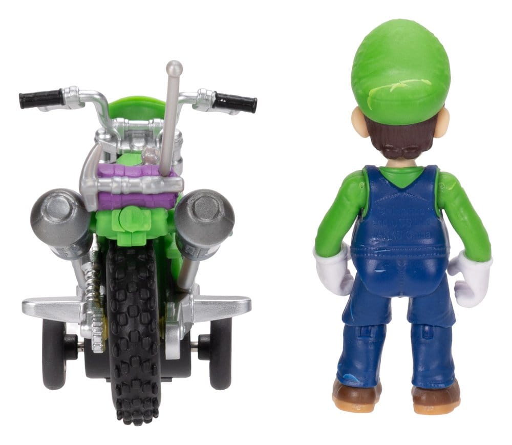 Super Mario Galaxy, le film figurine avec Moto à Rétrofriction Luigi - Toys Legacy Collection