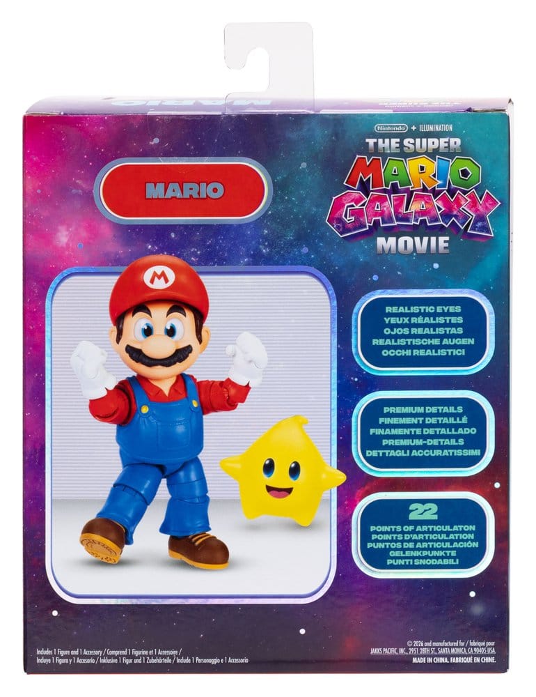 Super Mario Galaxy, le film figurine Mario 13 cm - Toys Legacy Collection