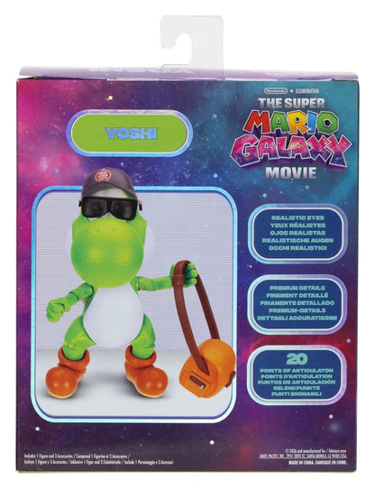Super Mario Galaxy, le film figurine Yoshi 13 cm - Toys Legacy Collection