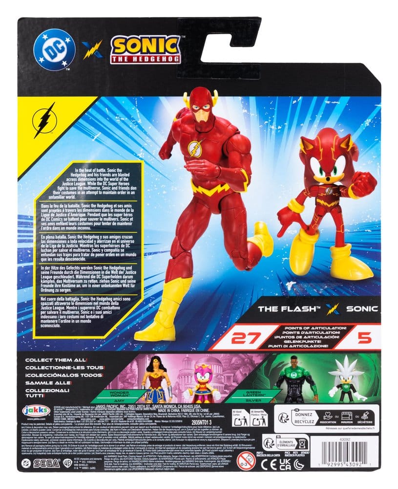 DC x Sonic - The Hedgehog pack 2 figurines - Toys Legacy Collection
