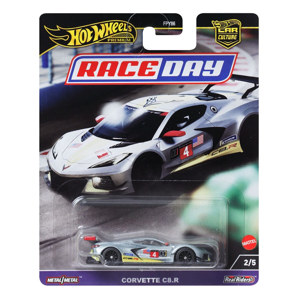 Hot Wheels Premium assortiment véhicules métal 1/64 976D Race Day - Toys Legacy Collection