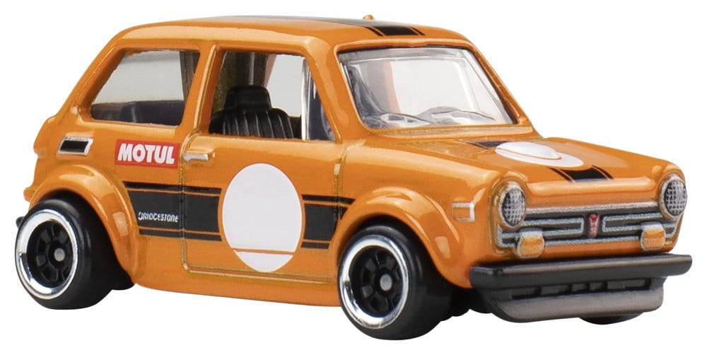 Véhicule Hot Wheels Silver Series Vintage 979J en métal moulé 1/64 de la marque Mattel, vue de côté.