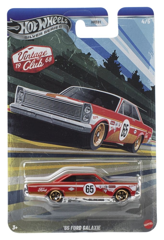 Véhicule Hot Wheels Silver Series Mattel en métal die-cast Vintage 1/64, modèle 979J, visible en image.