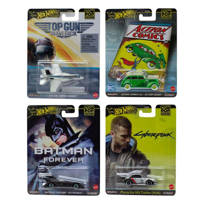 Hot Wheels Premium assortiment véhicules métal 1/64 Pop Culture 979F - Toys Legacy Collection