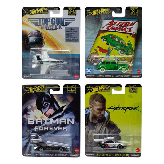 Hot Wheels Premium assortiment véhicules métal 1/64 Pop Culture 979F - Toys Legacy Collection