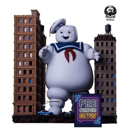 SOS Fantômes diorama Stay Puft Marshmallow Man Deluxe Edition 74 cm