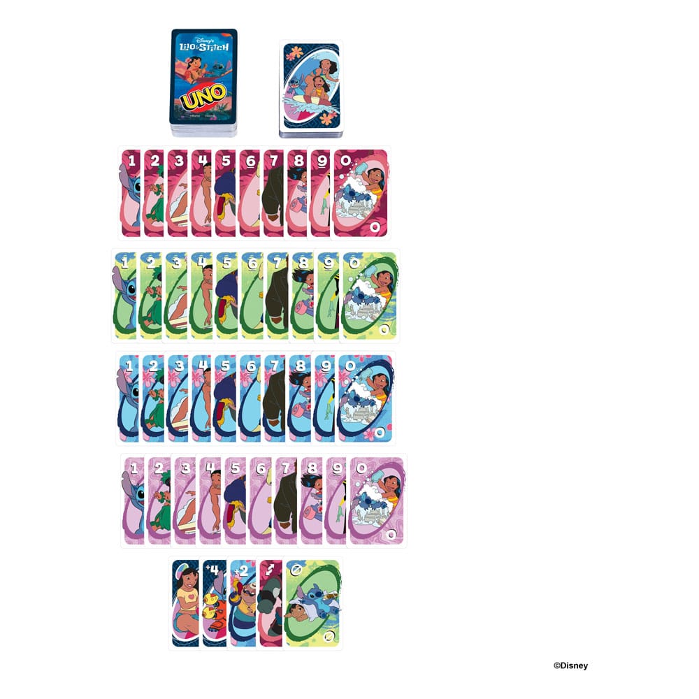 UNO : Lilo & Stitch jeu de cartes - Toys Legacy Collection