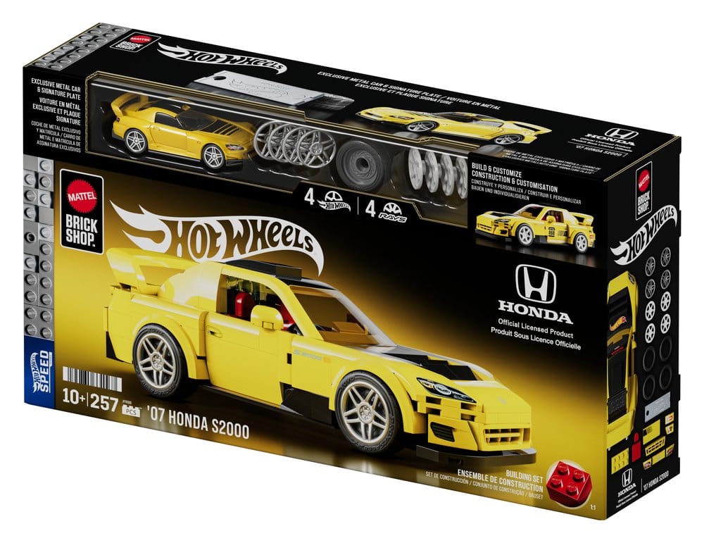 Hot Wheels Speed Series Mattel Brick Shop jeu de construction 1/32 '07 Honda S2000 - Toys Legacy Collection