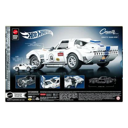 Mattel Brick Shop jeu de construction Hot Wheels Elite Series 1/16 Corvette Grand Sport - Toys Legacy Collection