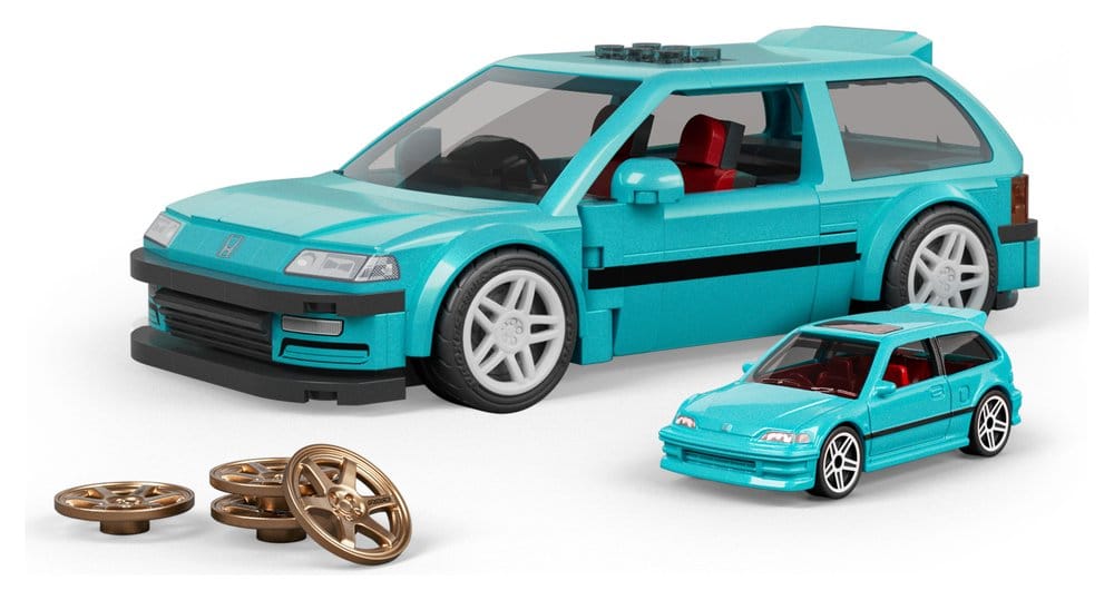 Hot Wheels Speed Series Mattel Brick Shop jeu de construction 1/32 Custom ’90 Honda Civic EF - Toys Legacy Collection
