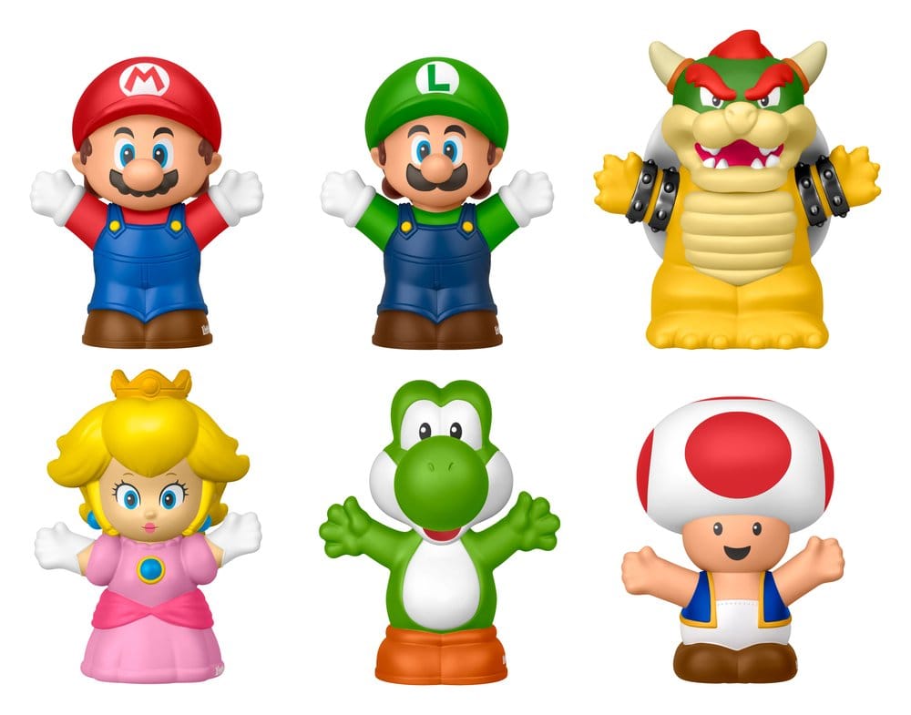 My Mario Little People Collector pack 6 minifigurines 7 cm - Toys Legacy Collection