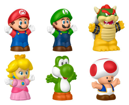 My Mario Little People Collector pack 6 minifigurines 7 cm - Toys Legacy Collection