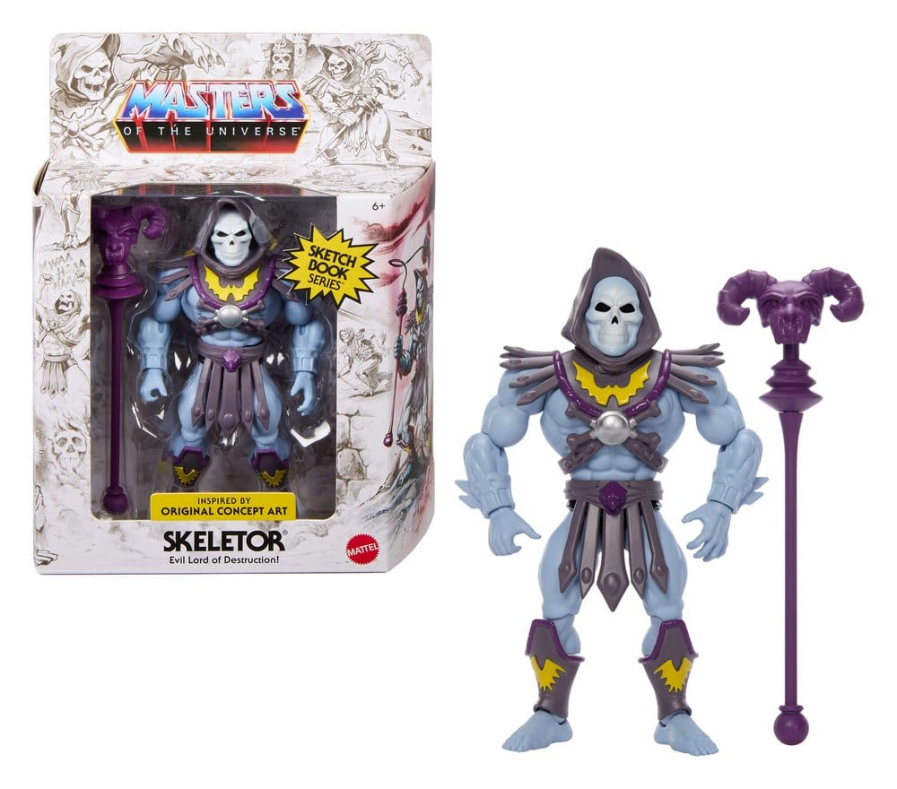 Masters of the Universe Origins – Figurine Sketchbook Series Skeletor 14 cm