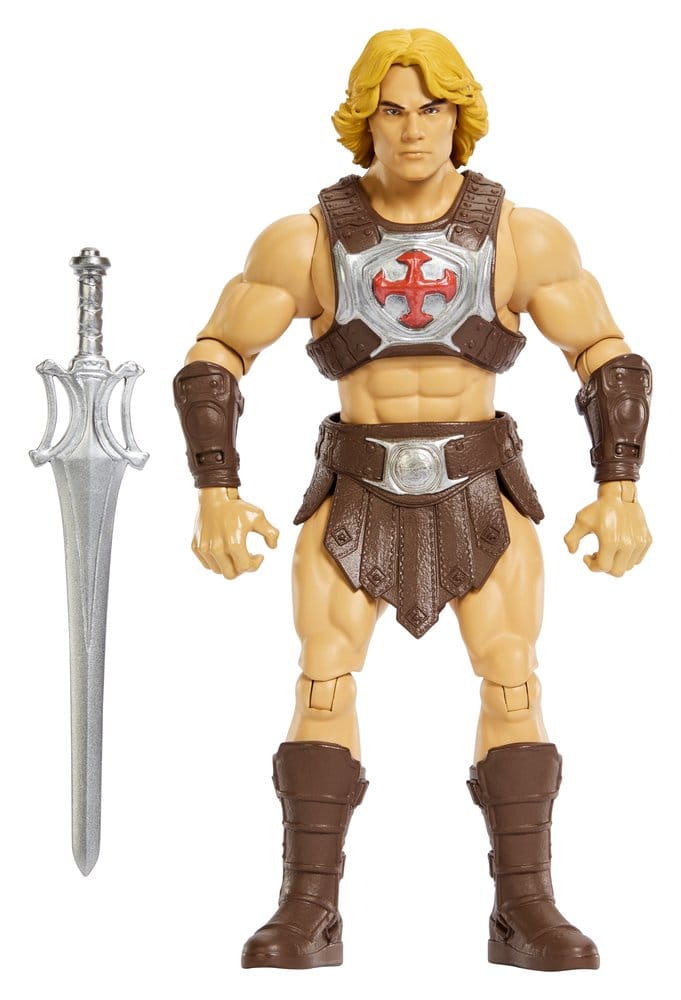 Figurine He-Man (Musclor) de 14 cm de la collection Masters of the Universe Movie Chronicles par Mattel, personnage de film 2026.