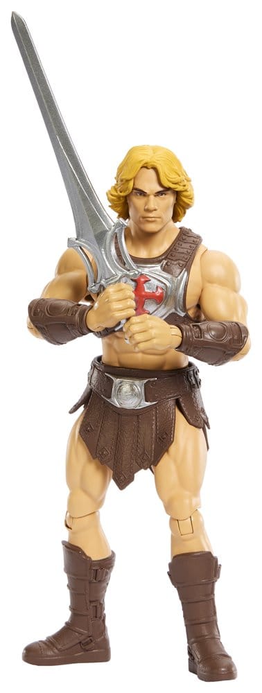 Figurine He-Man (Musclor) de 14 cm de Mattel, figurine Masters of the Universe Movie Chronicles 2026, visible en détail.