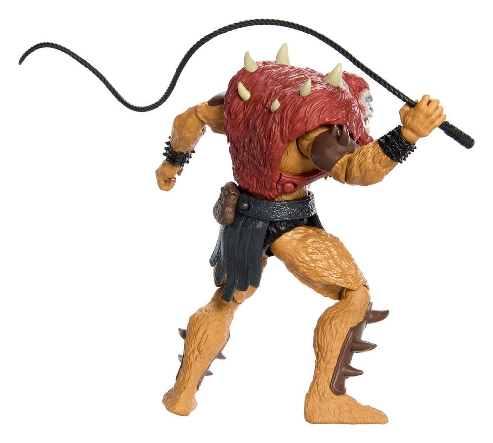 Figurine Beast Man de 14 cm de la collection Masters of the Universe Movie Chronicles de Mattel, détail fin et pose dynamique.